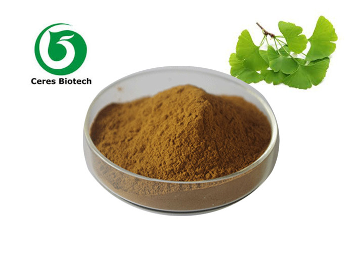 Flavone 24% and Lactones 6% Ginkgo Biloba Extract Powder for Cardiovascular Health