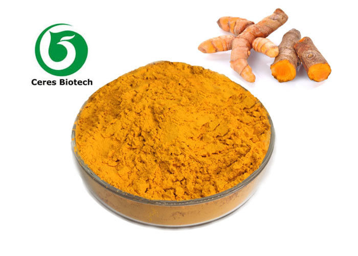 Water Extraction Natural Turmeric Curcumin Extract 95%  Orange Yellow Powder