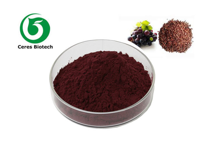 Brown Red Fine Powder Grapeseed Fruit Extract Proanthocyanidine Opc 95%